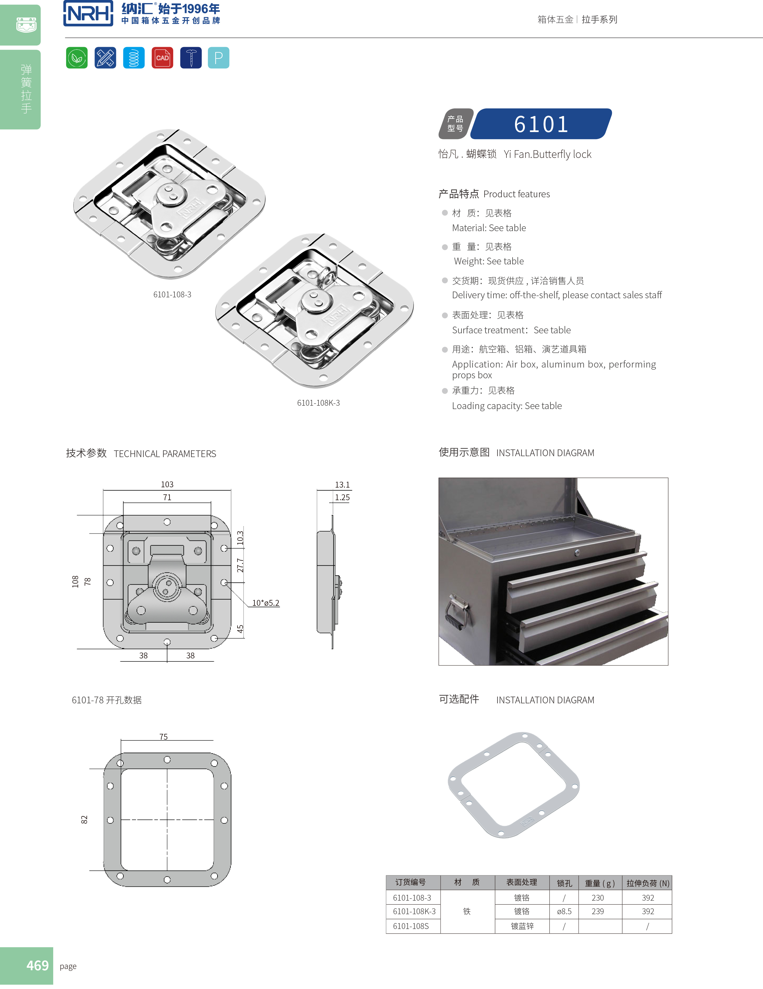 蝶鎖箱扣6101-108-3救災箱鎖扣_木材箱鎖扣_NRH一色桃子中文字幕箱扣 